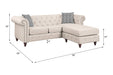 Waldina Reversible Sectional Sofa - Image 2