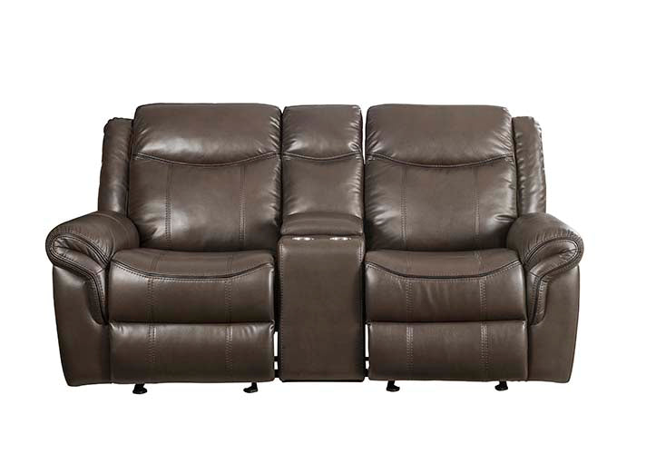 Lydia Motion Loveseat w/USB Port & Console - Image 2
