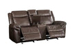 Lydia Motion Loveseat w/USB Port & Console - Image 5