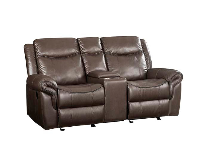 Lydia Motion Loveseat w/USB Port & Console
