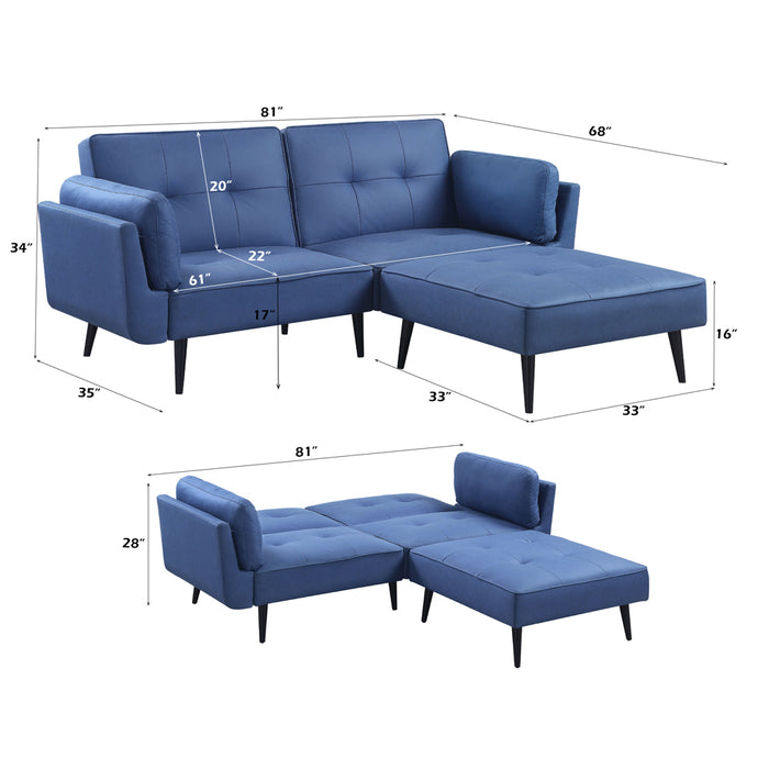Nafisa Adjustable Sofa & Ottoman - Image 11