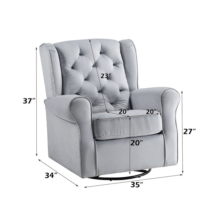 Zeger Swivel Chair w/Glider - Image 7