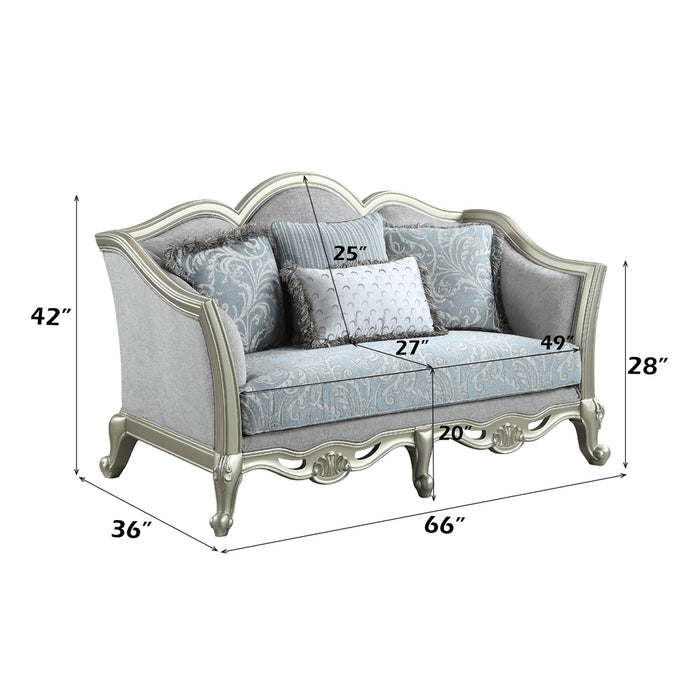 Qunsia Loveseat w/4 Pillows - Image 5