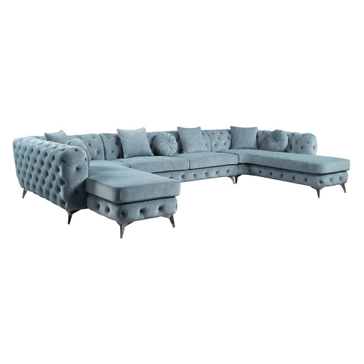 Atronia Sectional Sofa w/7 Pillows - Image 2