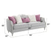 Kasa Sofa w/5 Pillows - Image 7