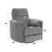 Sagen Glider Recliner w/Swivel - Image 9