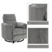 Sagen Glider Recliner w/Swivel - Image 10
