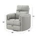 Sagen Glider Recliner w/Swivel - Image 7