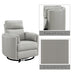 Sagen Glider Recliner w/Swivel - Image 8
