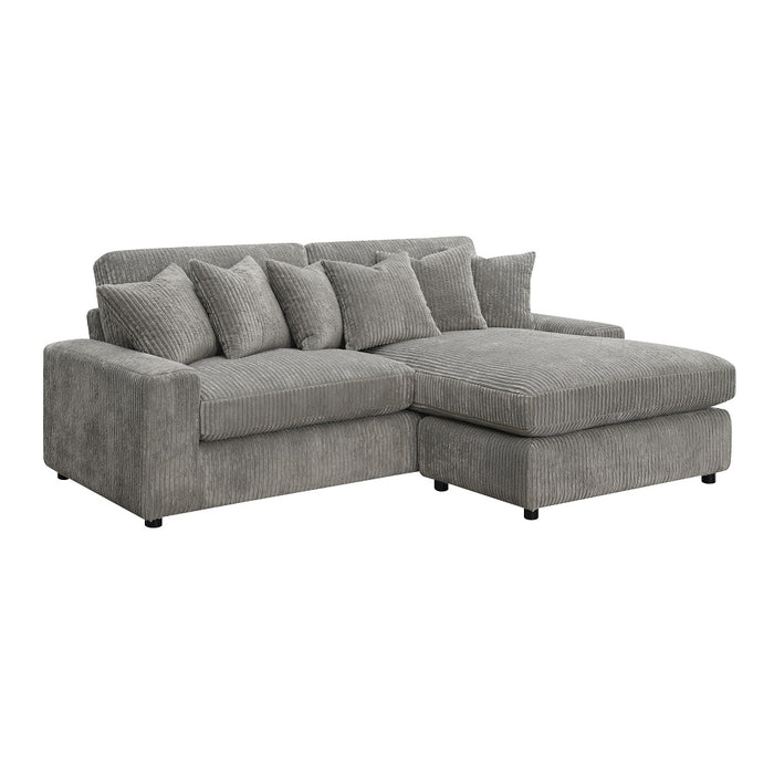 Tavia Sectional Sofa w/6 Pillows - Image 2