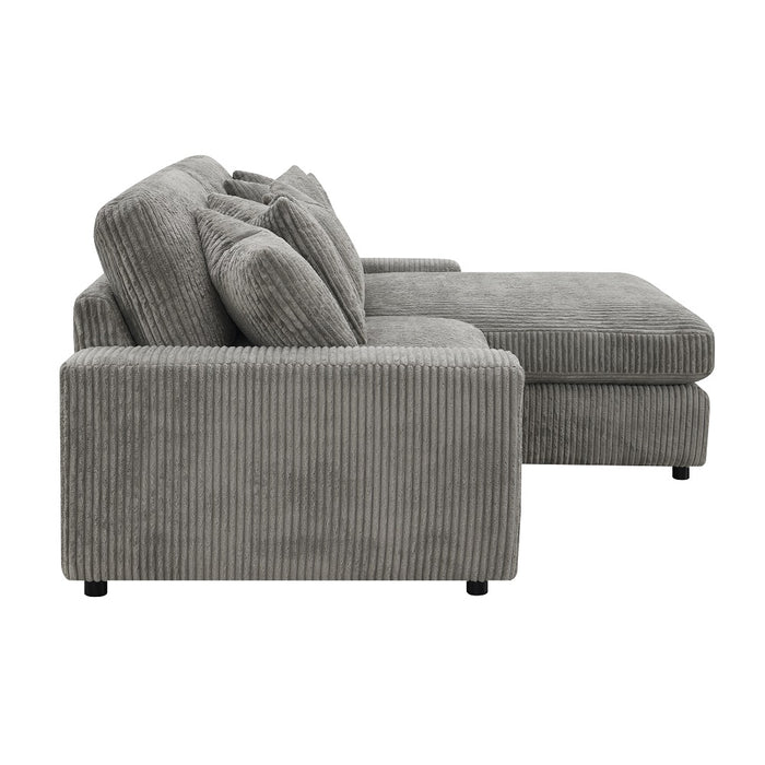 Tavia Sectional Sofa w/6 Pillows - Image 4