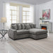 Tavia Sectional Sofa w/6 Pillows