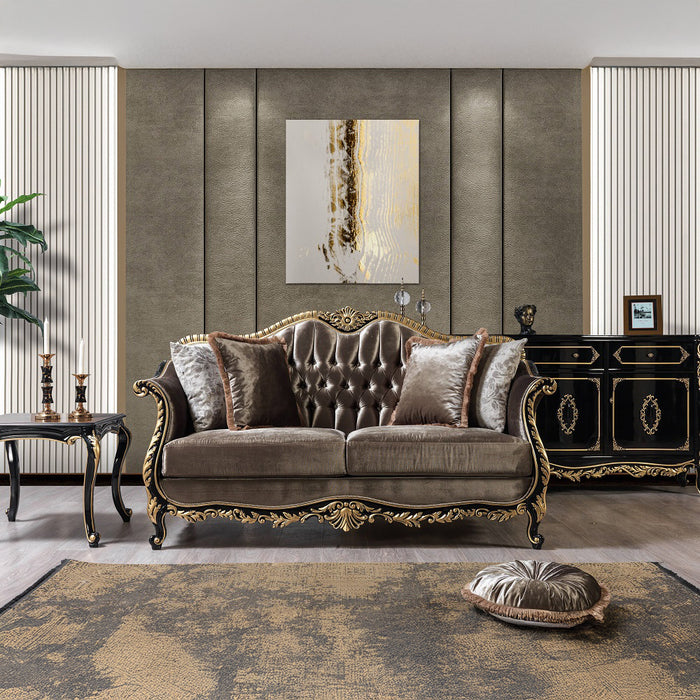 Betria Loveseat w/4 Pillows