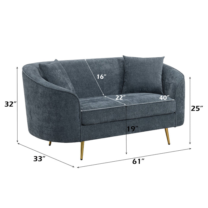 Nakendra Loveseat w/2 Pillows - Image 8