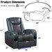 Alair Power Motion Recliner w/Bluetooth Speaker & Cooling Cup Holder - Image 10