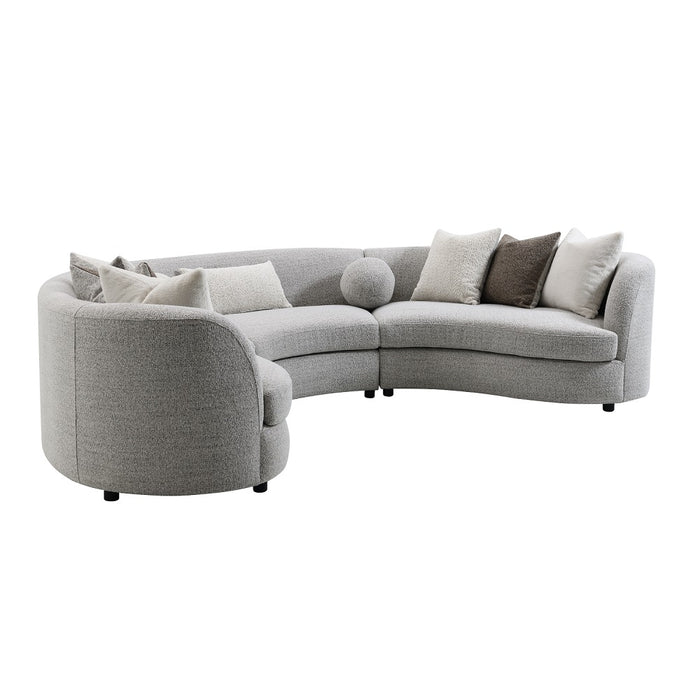 Ivria Sectional Sofa w/9 Pillows - Image 2
