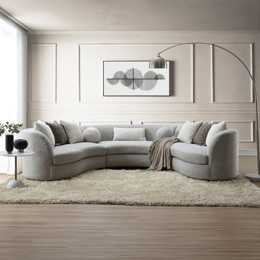 Ivria Sectional Sofa w/9 Pillows