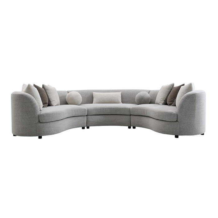 Ivria Sectional Sofa w/9 Pillows - Image 3
