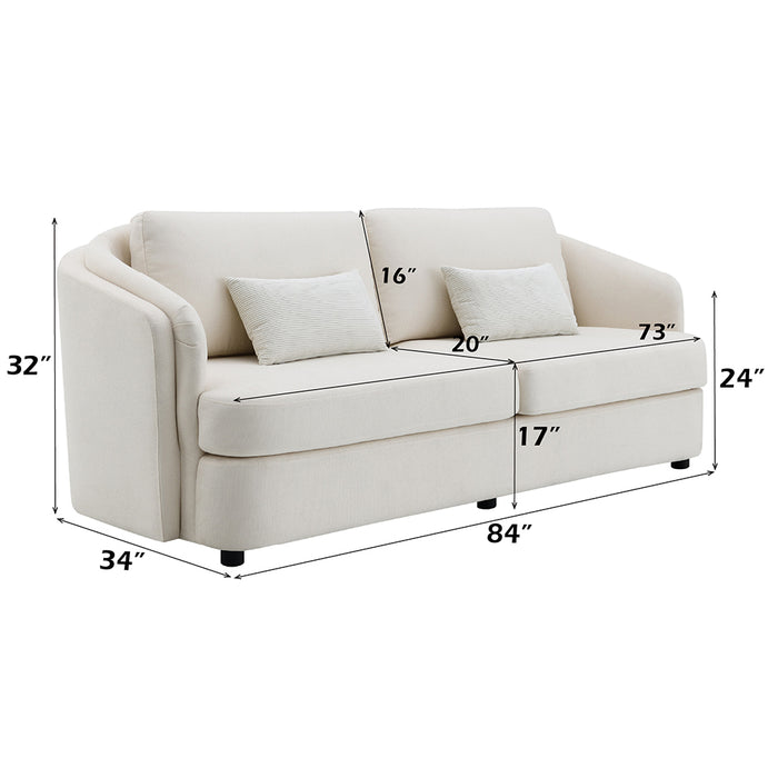 Mariko Sofa w/2 Pillows - Image 10