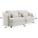 Mariko Sofa w/2 Pillows - Image 10
