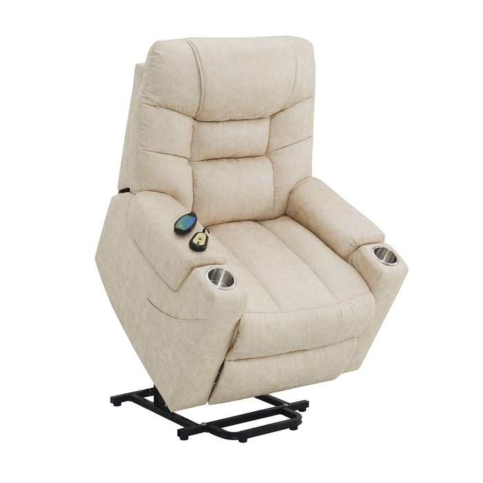 Nairi Power Recliner w/Lift, Heating & Massage - Image 9