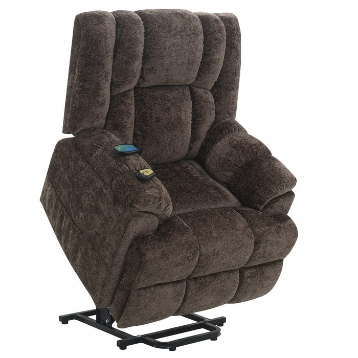 Pacay Power Recliner w/Lift, Heating & Massage - Image 8