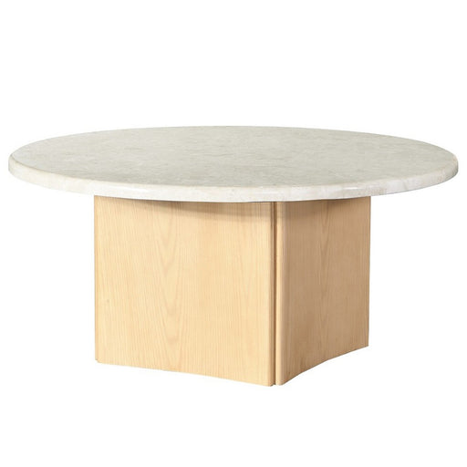 Qwin Coffee Table w/Natrual Marble Top - Image 2