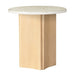 Qwin End Table w/Natrual Marble Top - Image 2