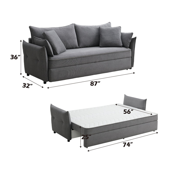 Irina Sofa w/Sleeper, Storage & 4 Pillows - Image 10