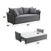 Irina Sofa w/Sleeper, Storage & 4 Pillows - Image 10
