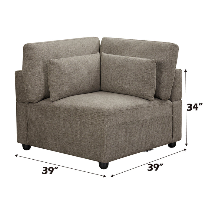 Rylie Modular - Wedge w/3 Pillows - Image 10