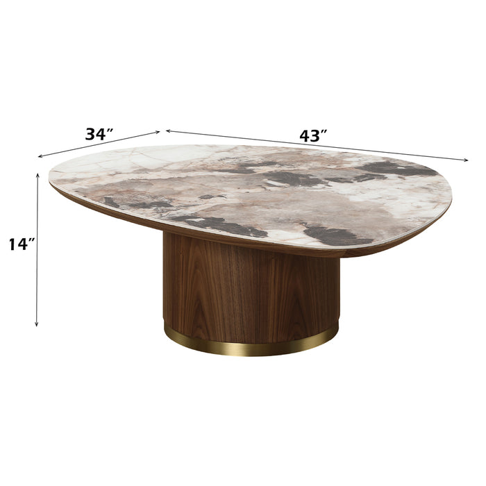 Willene Coffee Table w/Ceramic Top - Image 7
