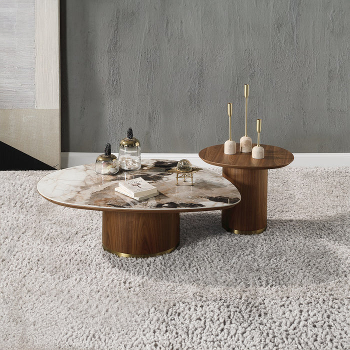 Willene Coffee Table w/Ceramic Top - Image 6