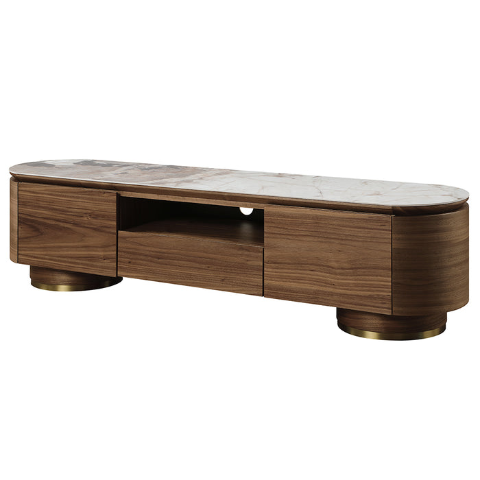 Willene TV Stand w/Ceramic Top - Image 2