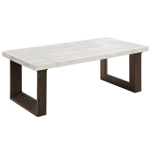 Edwyn Coffee Table w/Natrual Marble Top - Image 2