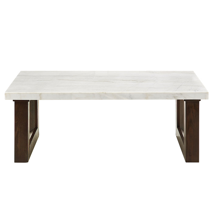 Edwyn Coffee Table w/Natrual Marble Top - Image 3