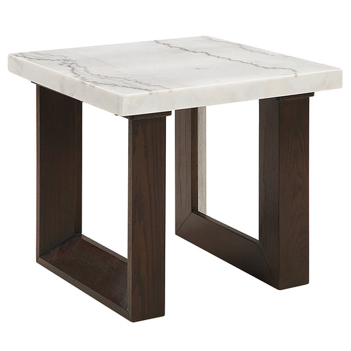 Edwyn End Table w/Natrual Marble Top - Image 2