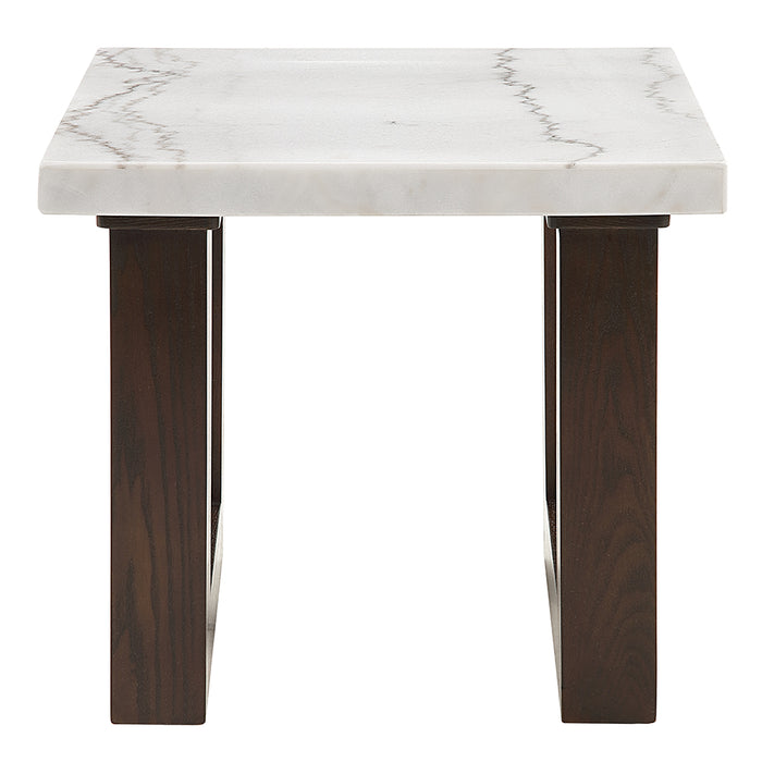 Edwyn End Table w/Natrual Marble Top - Image 3
