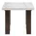 Edwyn End Table w/Natrual Marble Top - Image 3