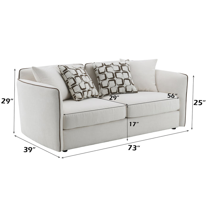 Yolanda Loveseat w/4 Pillows - Image 8
