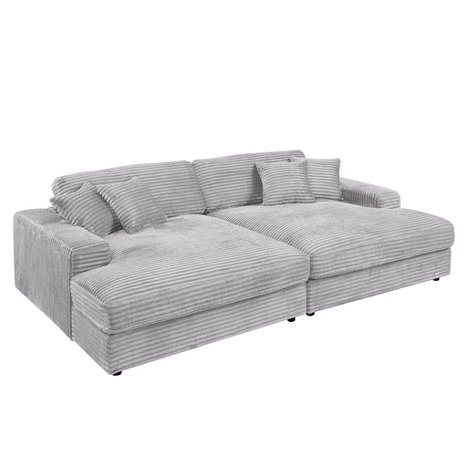Hilde Sectional Sofa w/4 Pillows - Image 2