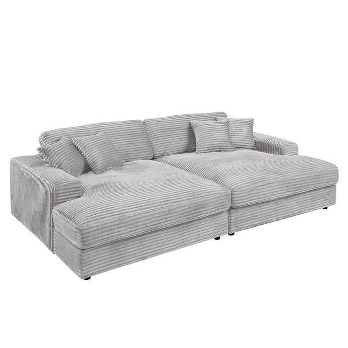 Hilde Sectional Sofa w/4 Pillows - Image 2
