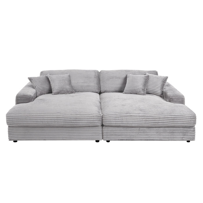 Hilde Sectional Sofa w/4 Pillows - Image 3