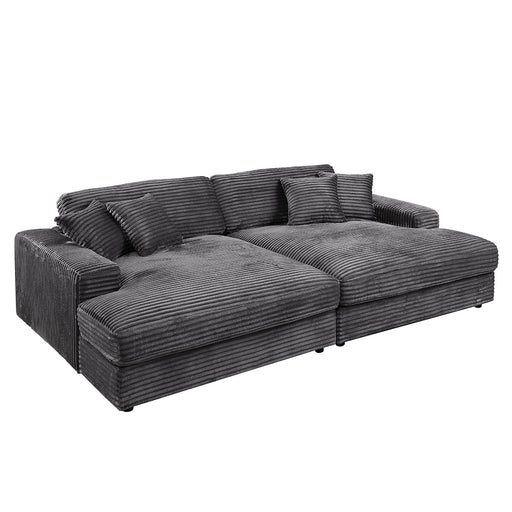 Hilde Sectional Sofa w/4 Pillows - Image 2