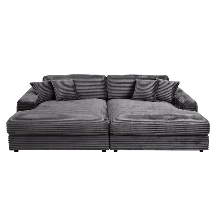 Hilde Sectional Sofa w/4 Pillows - Image 3
