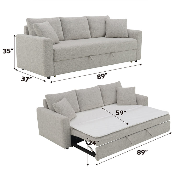 Connie Sofa w/Sleeper & 2 Pillows - Image 7