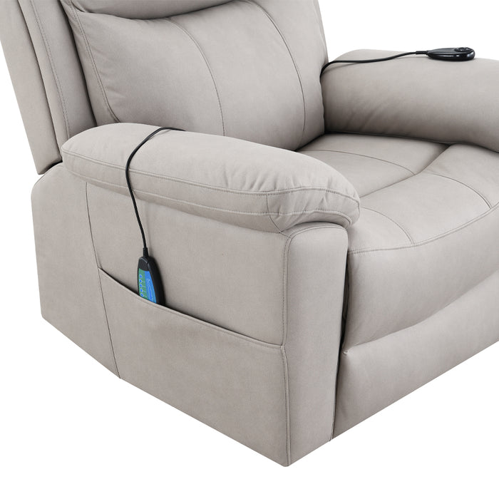Chriki Power Recliner w/Lift & Heating & Massage - Image 9