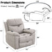 Chriki Power Recliner w/Lift & Heating & Massage - Image 15