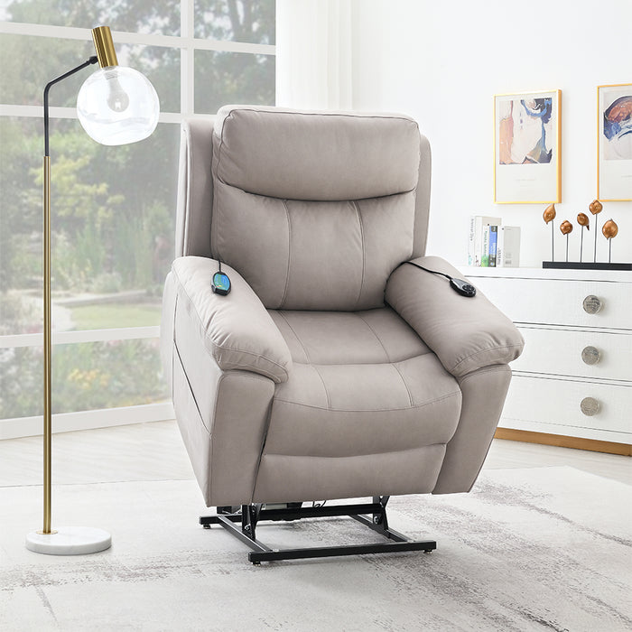 Chriki Power Recliner w/Lift & Heating & Massage - Image 13
