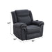Domana Power Recliner w/Lift & Heating & Massage - Image 14
